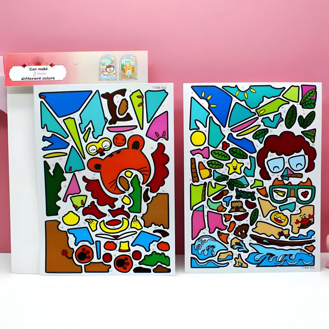 TTBB Cartoon Window Art DIY Stickers