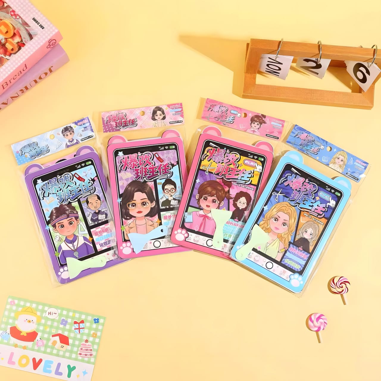 WM836 Creative Teacher Makeover DIY Sticker Book (20pcs)