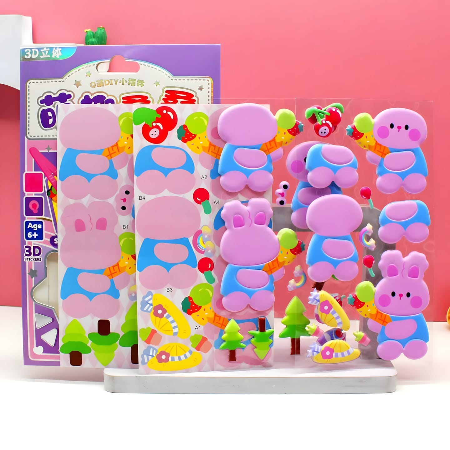 XH-001 Foam Jenga Stacking Stickers (6 Designs)