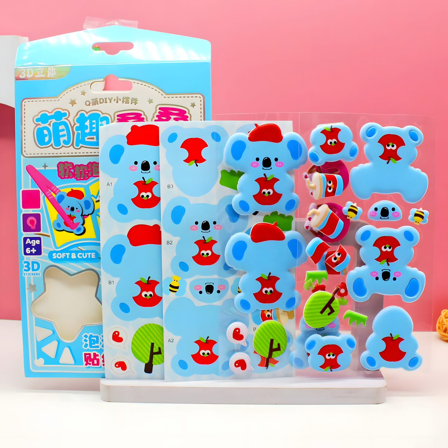 XH-001 Foam Jenga Stacking Stickers (6 Designs)