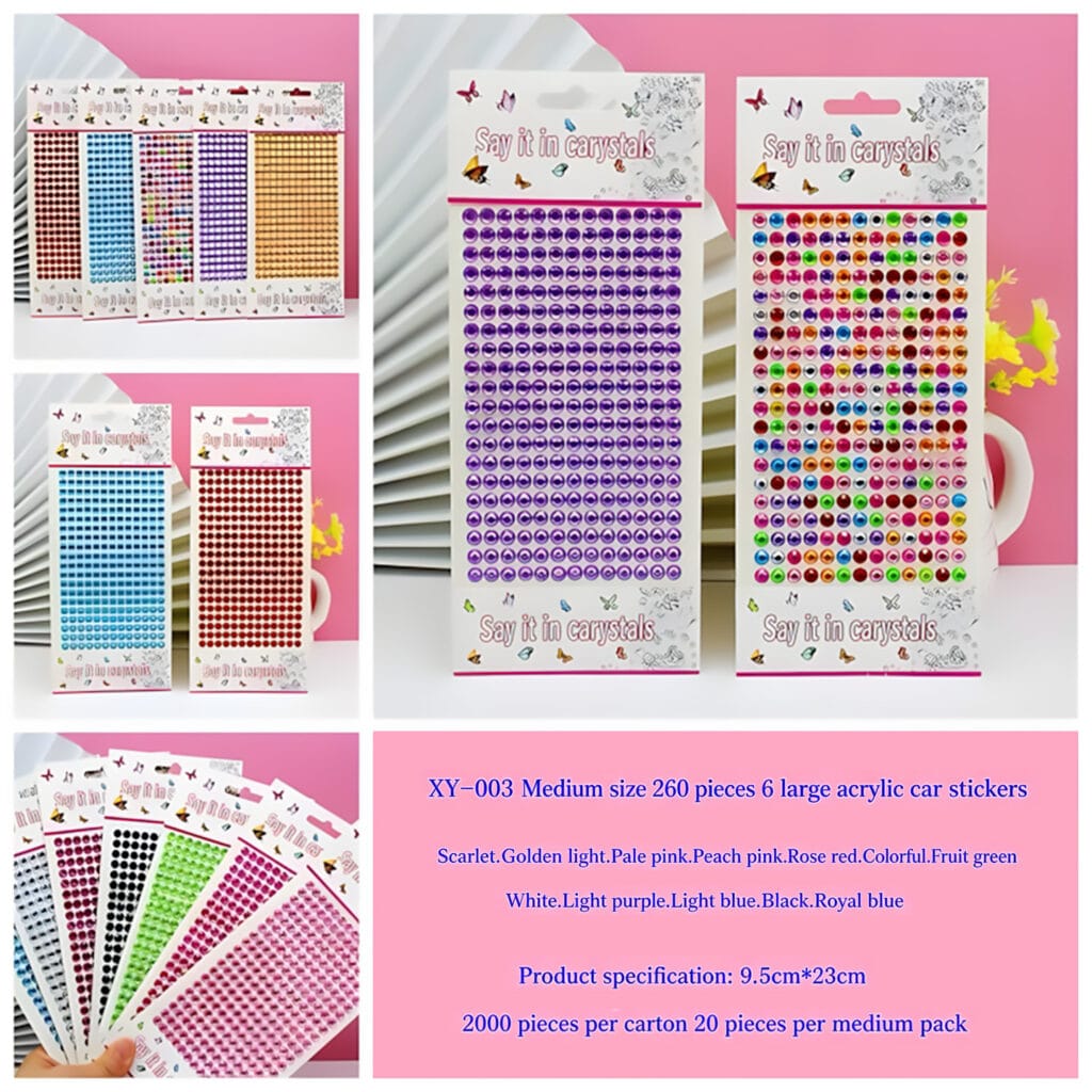 XY-003 Acrylic Diamond 260pcs