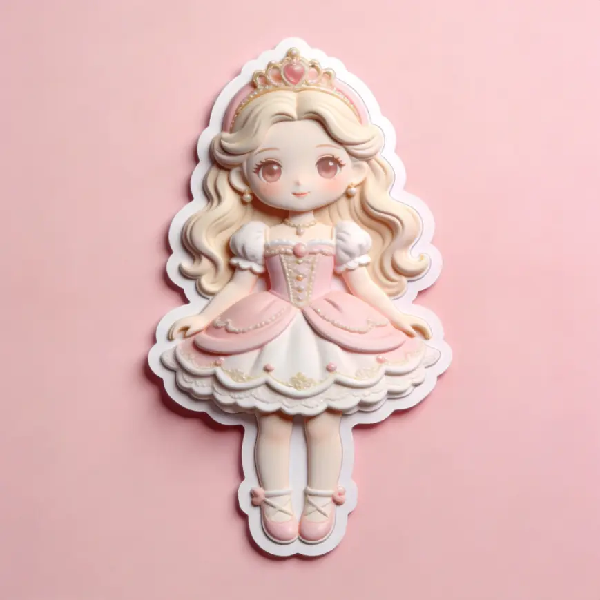 Double-layer 3D stickers / Dress-up stickers