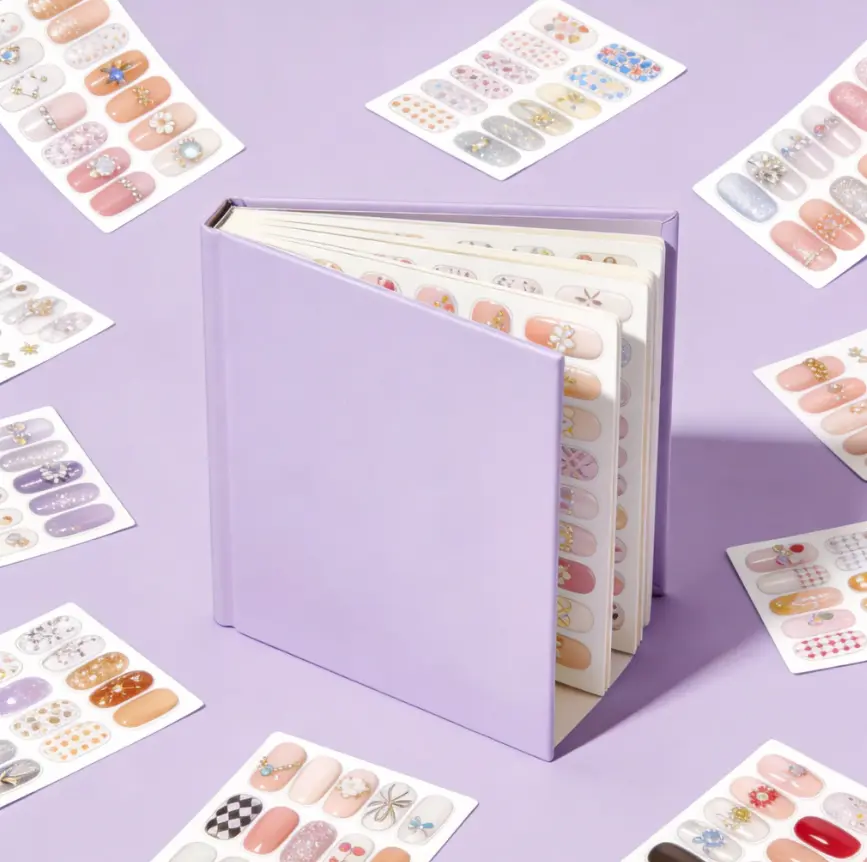 Nail Art/Makeup Themed Sticker Book