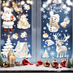 Christmas Static Window Clings