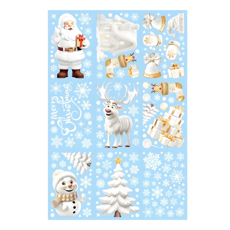 Christmas Static Window Clings