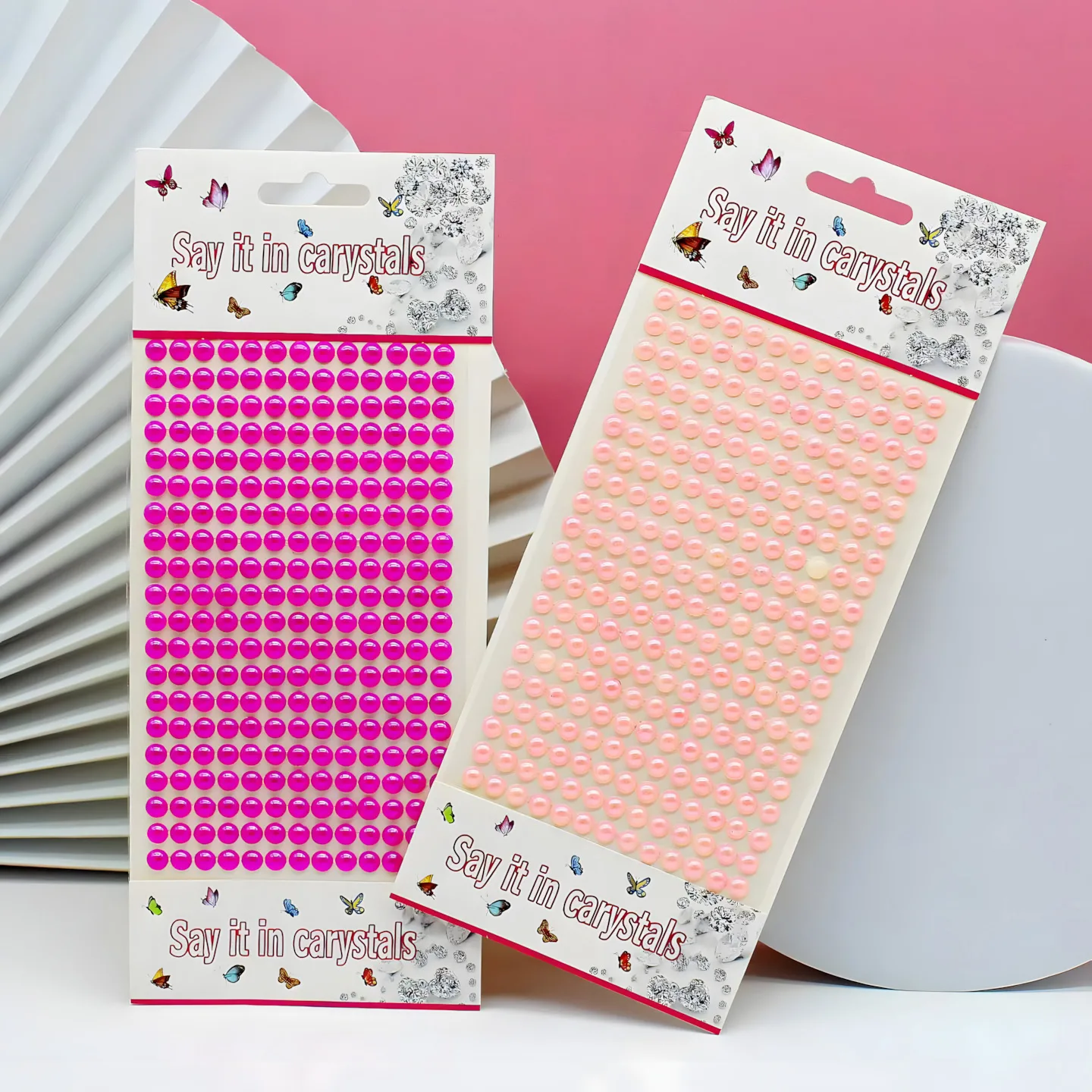 XY-006 Medium Pearl Gem Stickers