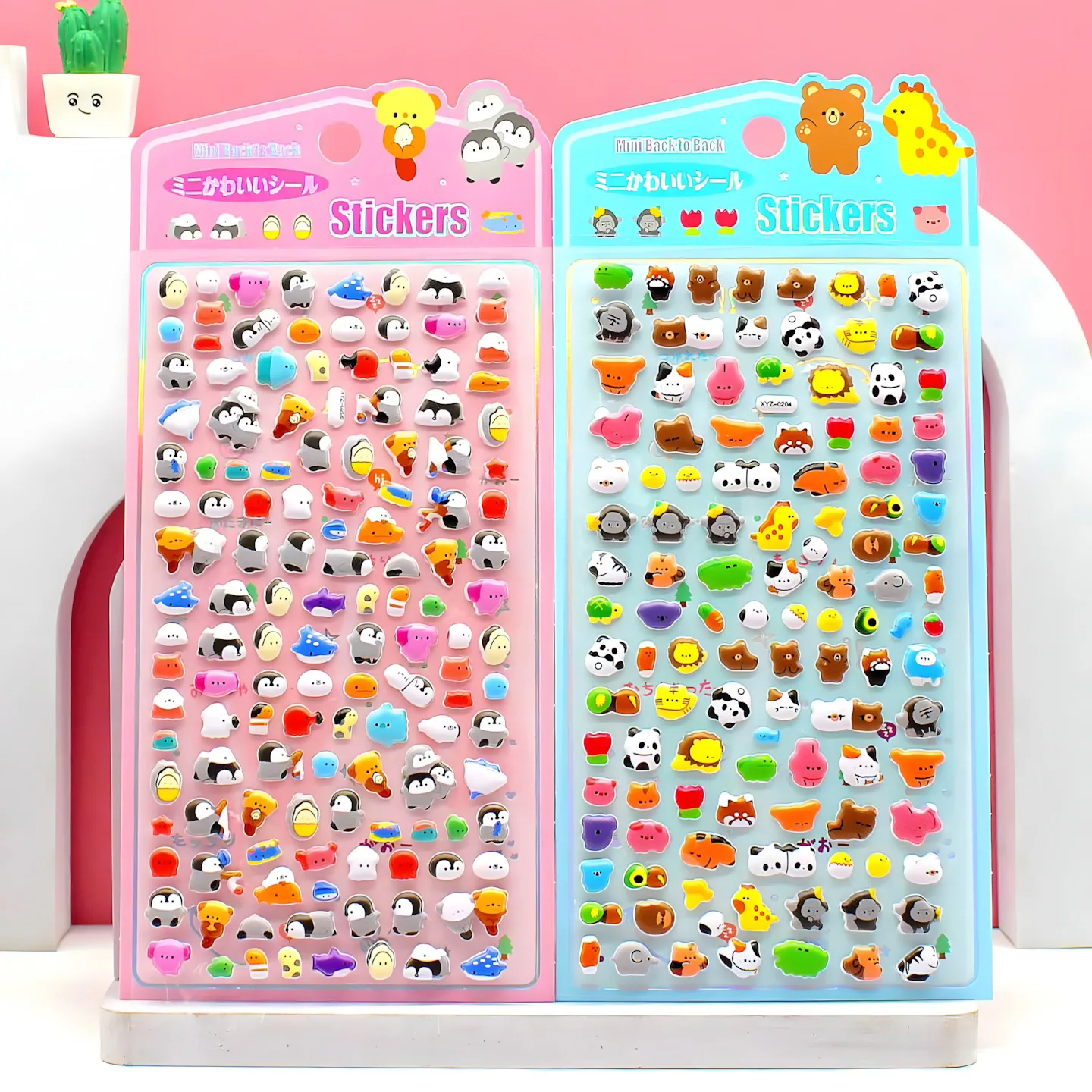 XYZ-02 Peach Skin Bubble Stickers