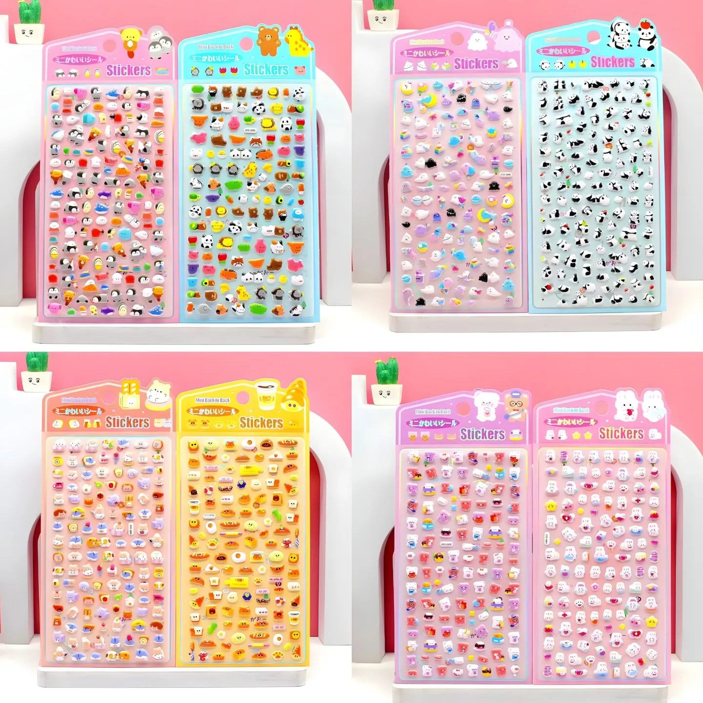 XYZ-02 Peach Skin Bubble Stickers