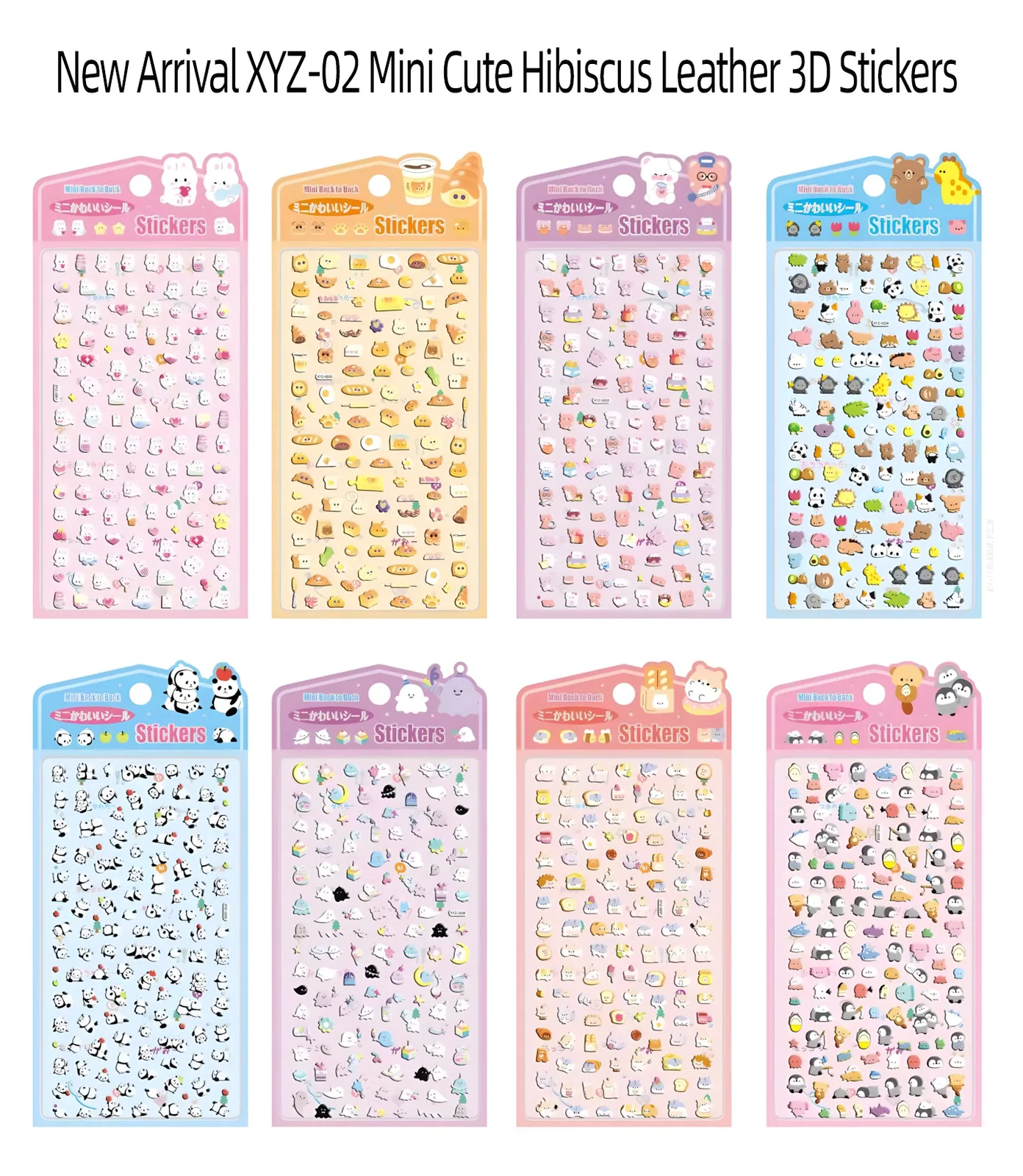 XYZ-02 Peach Skin Bubble Stickers