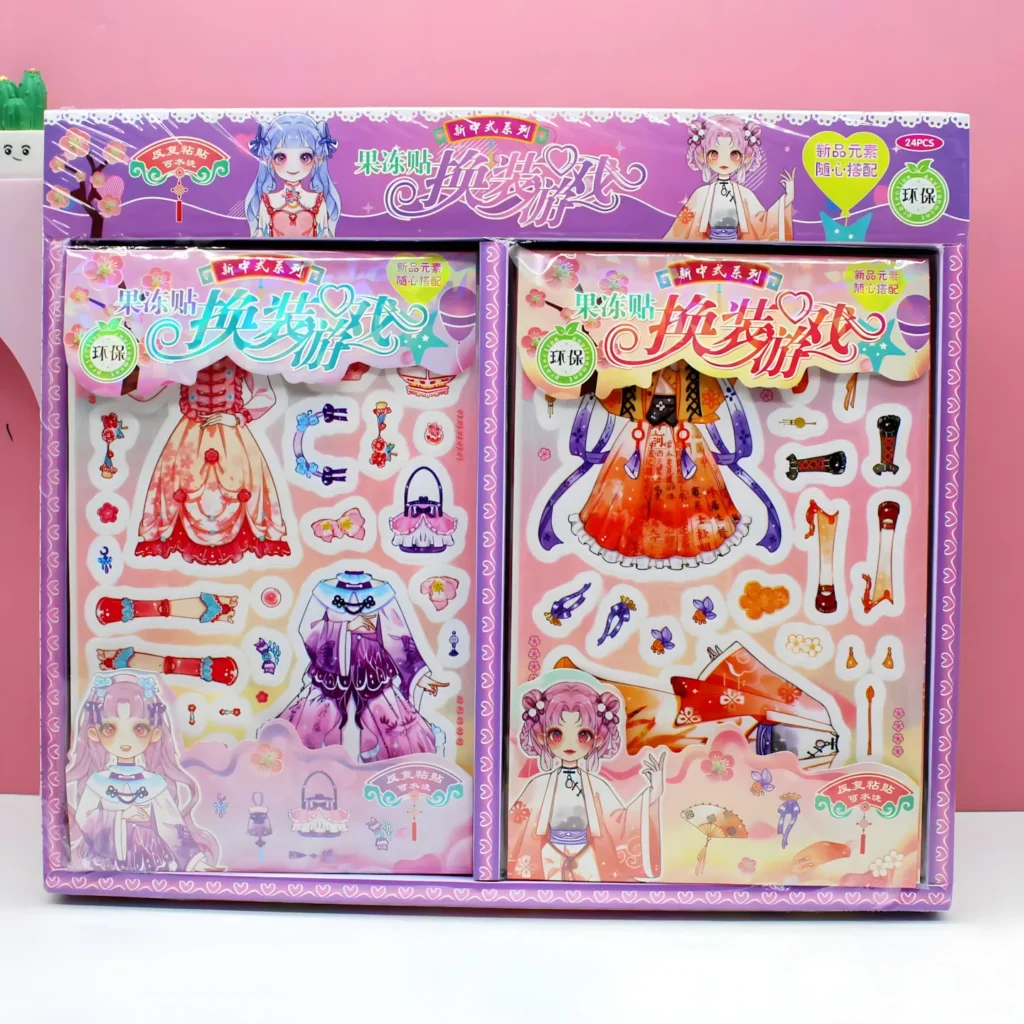 Y288-ABCD Jelly Dress-Up Stickers