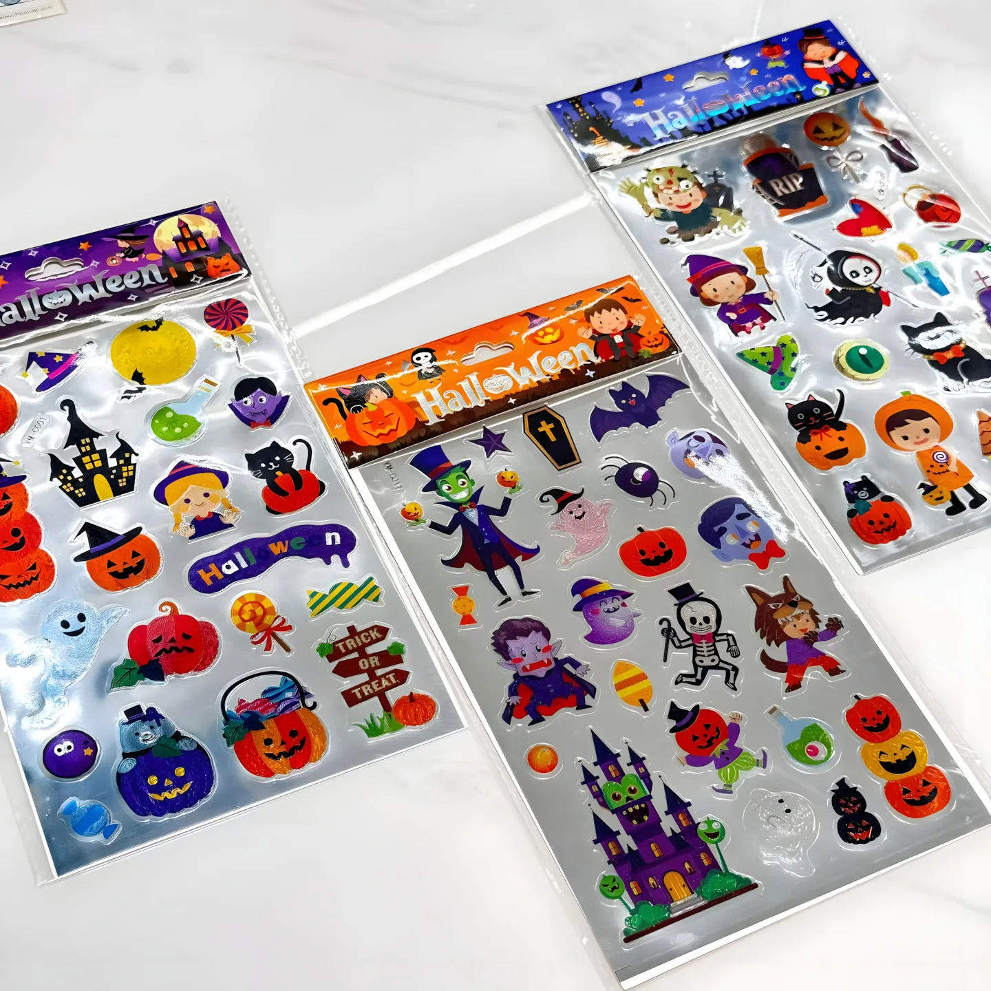 YM-C Halloween Prism Stickers (12 designs)