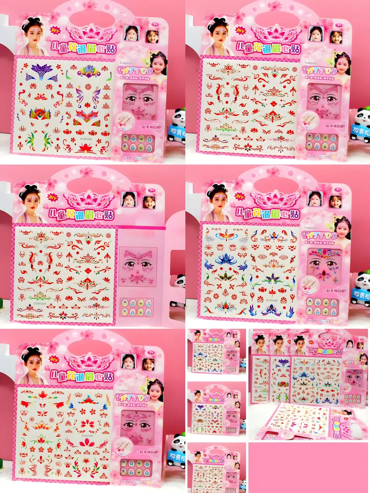ZC-614 Children’s Nail & Bindi Stickers