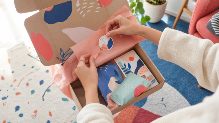 Custom Stickers for Subscription Boxes: Build a Better Unboxing Experience blog illustration