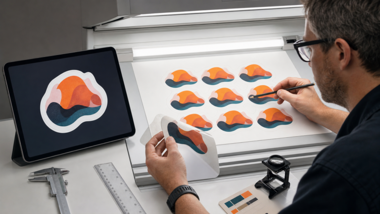 Digital Proof vs Printed Proof: What to Check Before Approving Your Stickers blog illustration