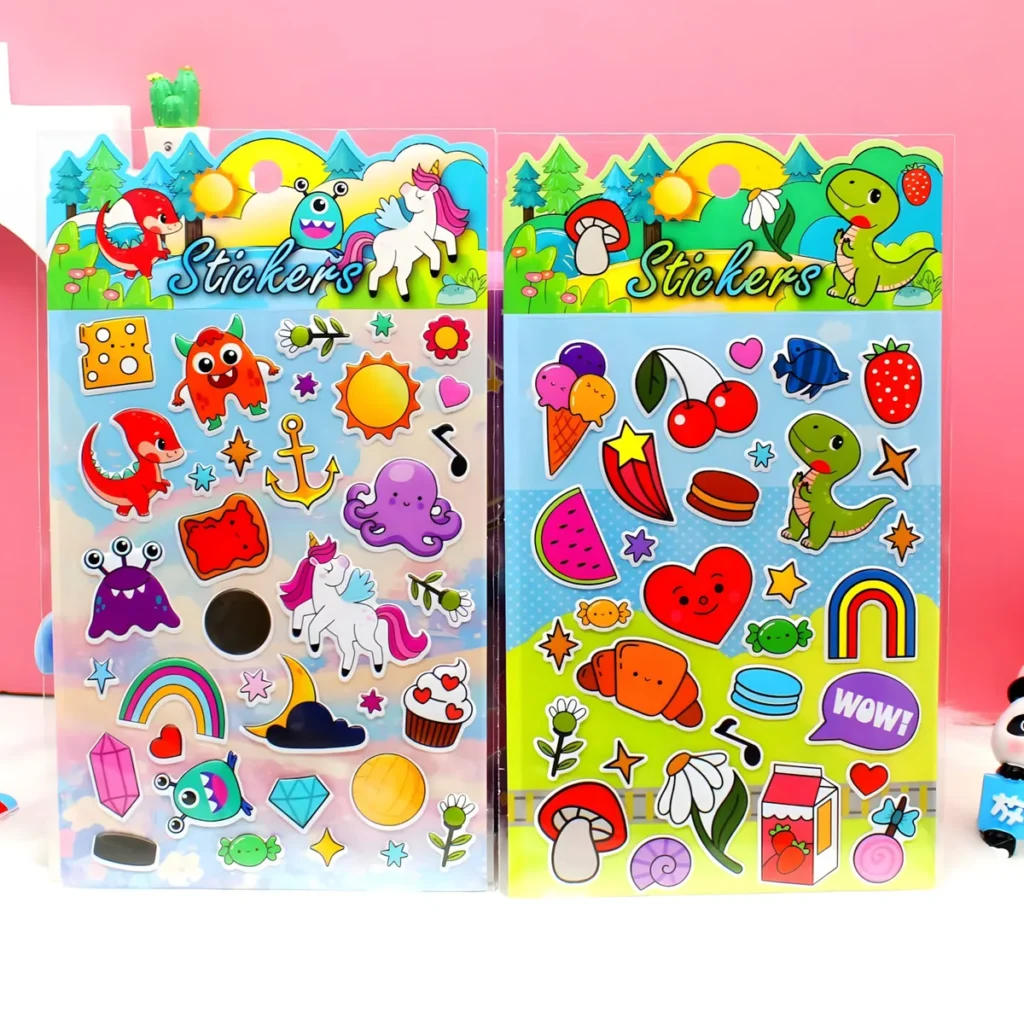 A001-009 Double-Layer 3D Pop Bubble Sticker (9 Designs)