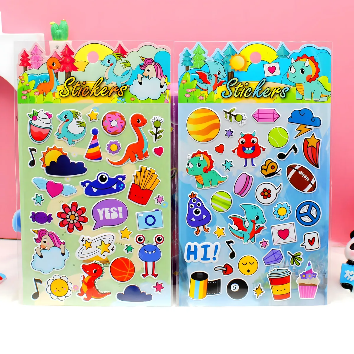 A001-009 Double-Layer 3D Pop Bubble Sticker (9 Designs)