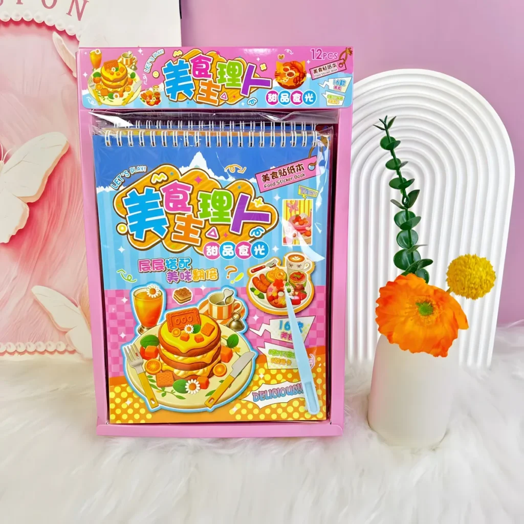 CH-228 Food Chef Scene-Building Sticker Book