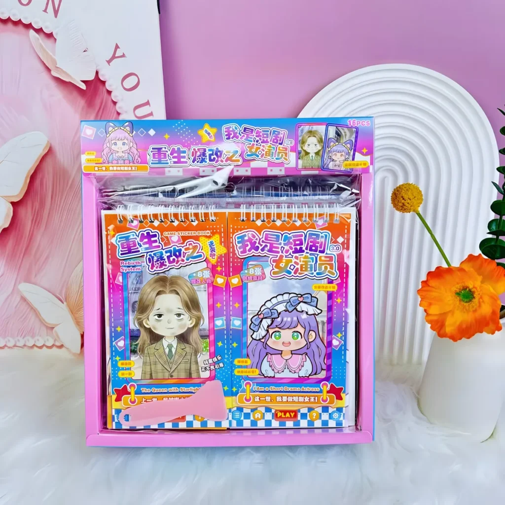 CH-231 Rebirth Makeover DIY Dress-Up Sticker Activity Book