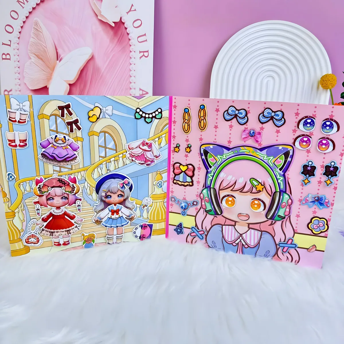 CH-233 Magnetic Quiet Dress-Up Sticker Activity Book