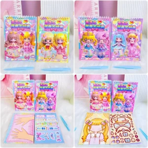 CMK-005 Dress-Up Scene Nail Art Sticker Book (16 pcs) wholesale kids stickers by StickerJaki