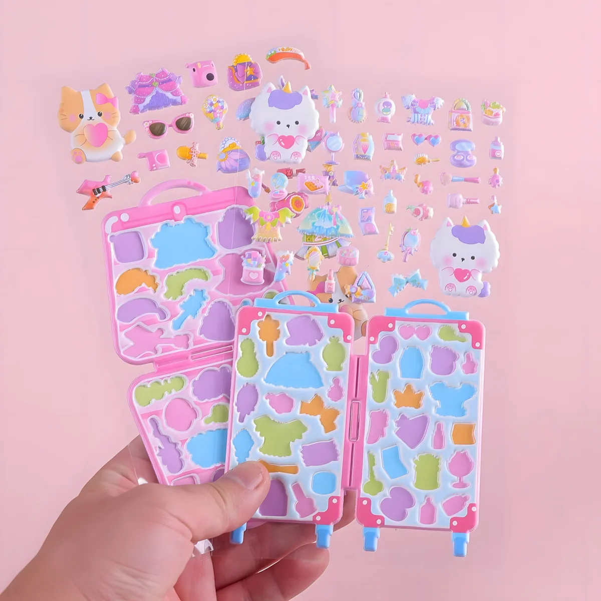 CY-SS23 Foam Storage 3D Embossed Sticker Pack