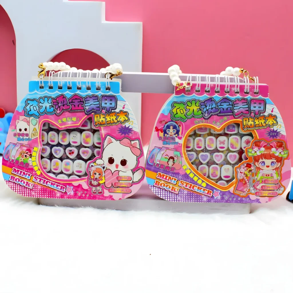 FDF88-013 Luminous Nail Art Sticker Book