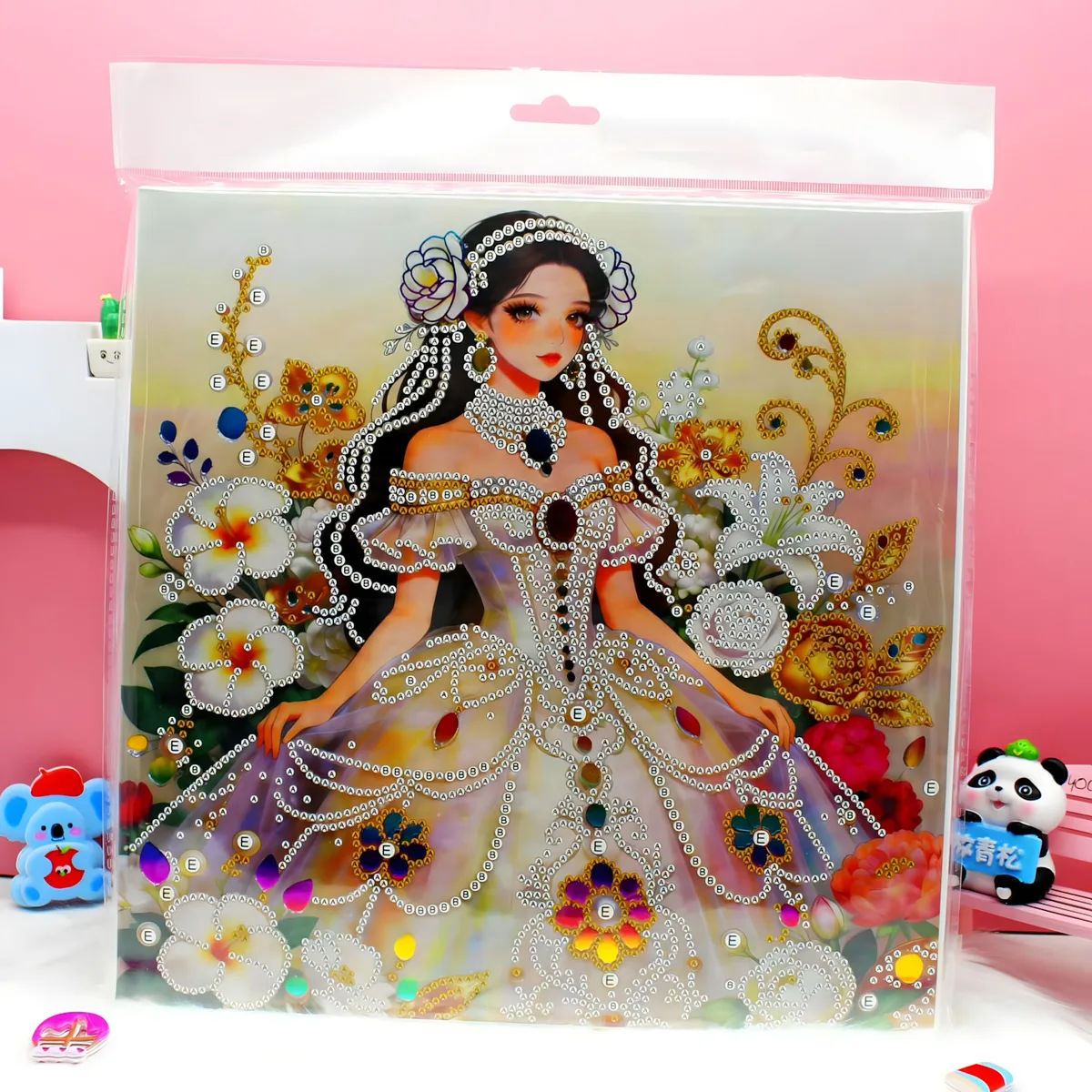 HDX-199 Cold-Foil Pearl Frame Painting Kit