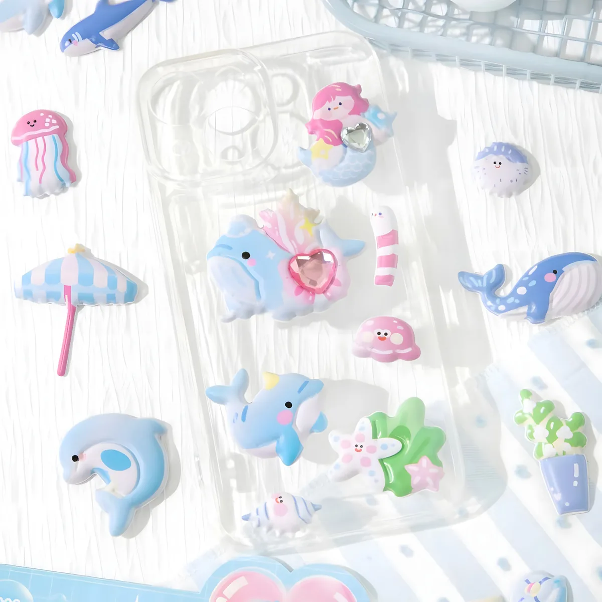 JH84W Gem Bubble 3D Pop Sticker Cards