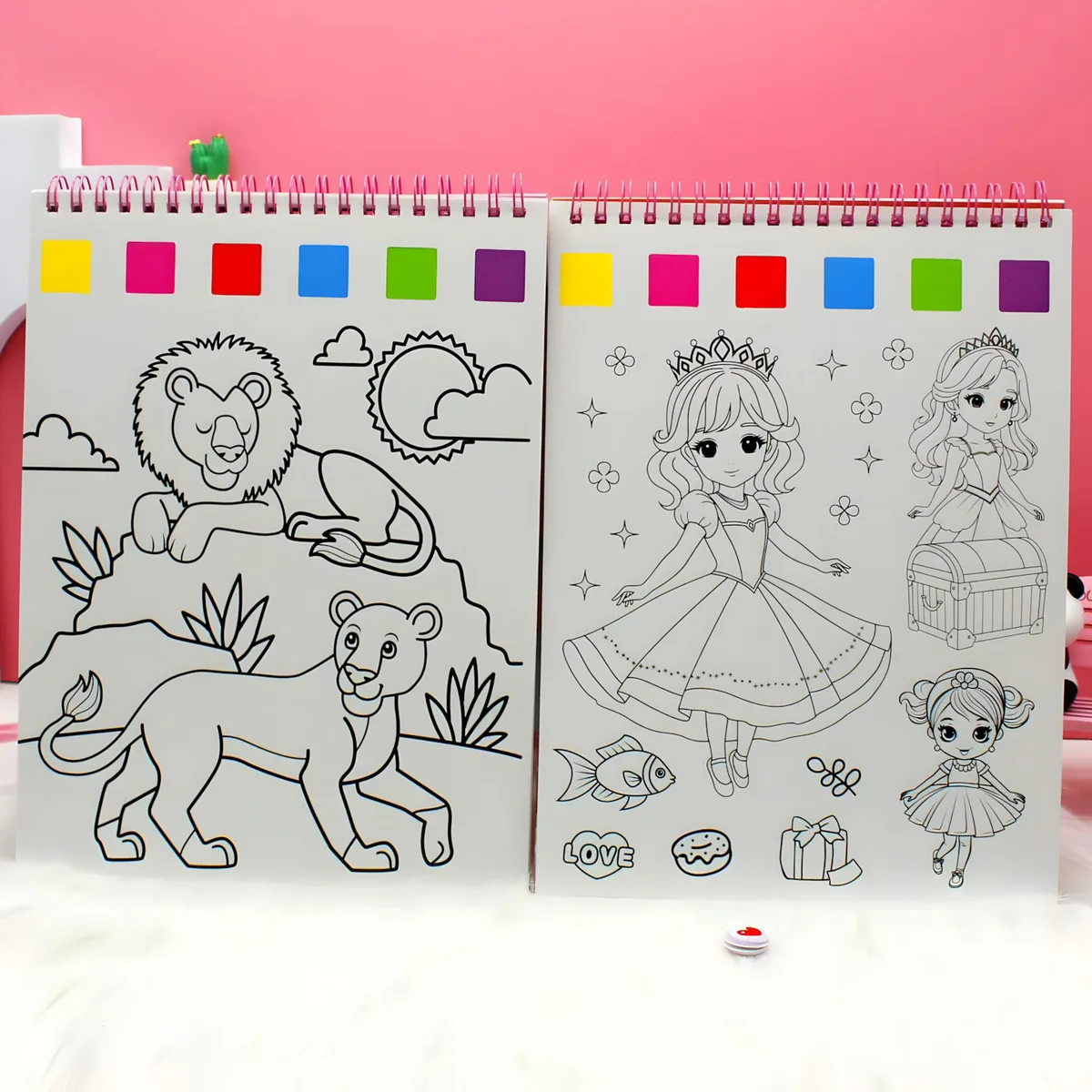 JJ-DZJ Scene Painting Sticker Activity Book (12 pcs)