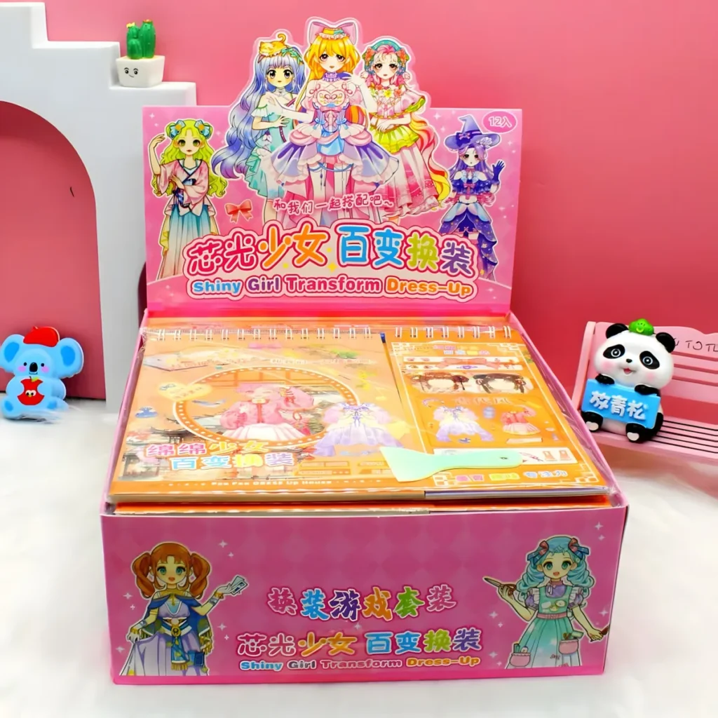 KL-288 Dress-Up Game Sticker Activity Book
