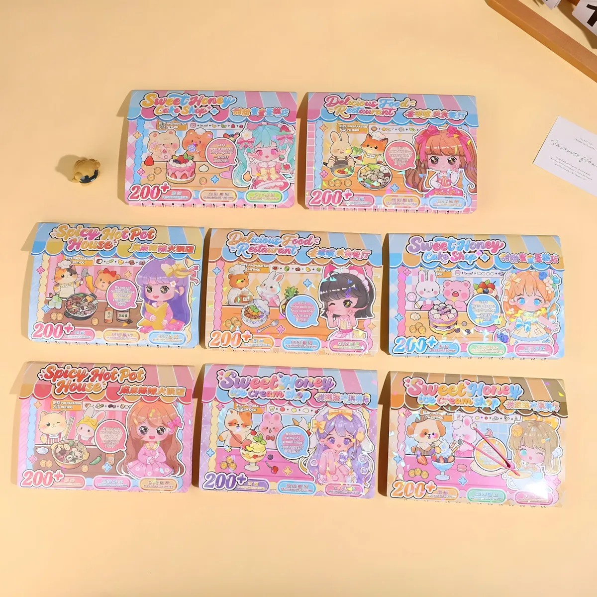 LD606 Scene Sticker Activity Book (20 pcs)