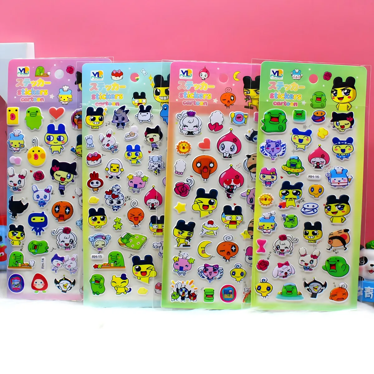 RH Bubble 3D Pop Sticker Cards (16 Designs)