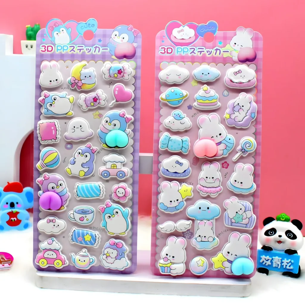 SY-1272 Foam Squeeze Tactile Sticker Cards