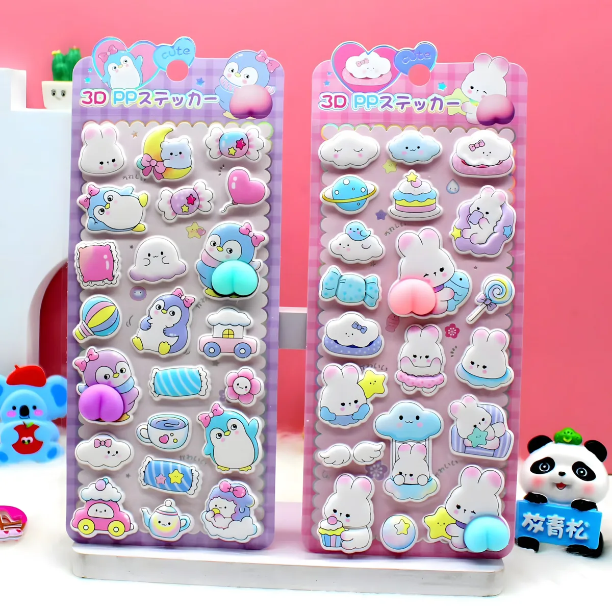 SY-1272 Foam Squeeze Tactile Sticker Cards