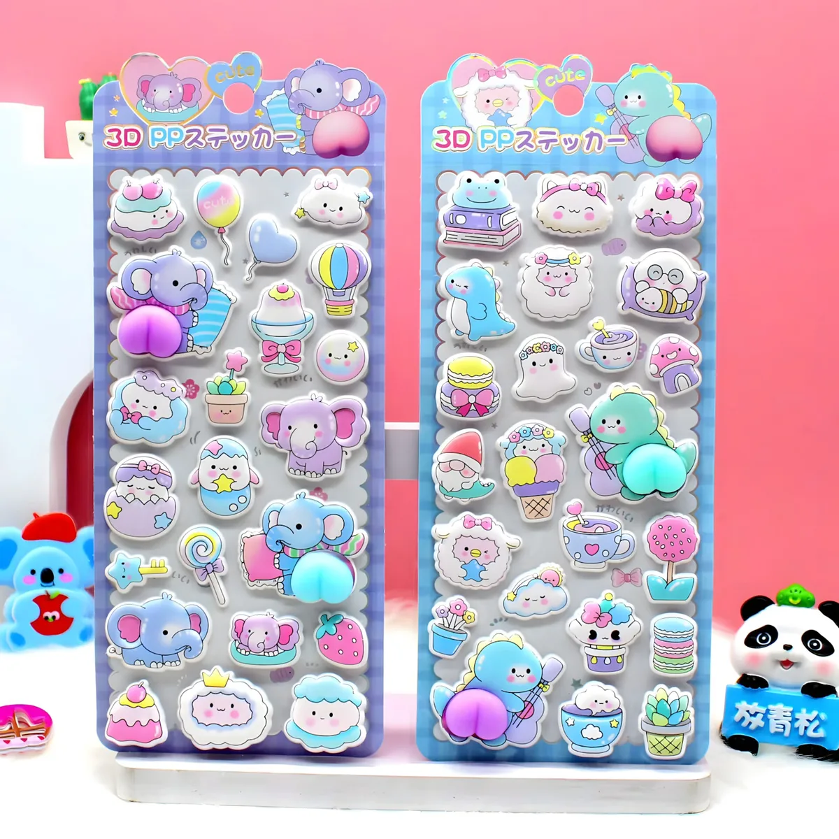 SY-1272 Foam Squeeze Tactile Sticker Cards