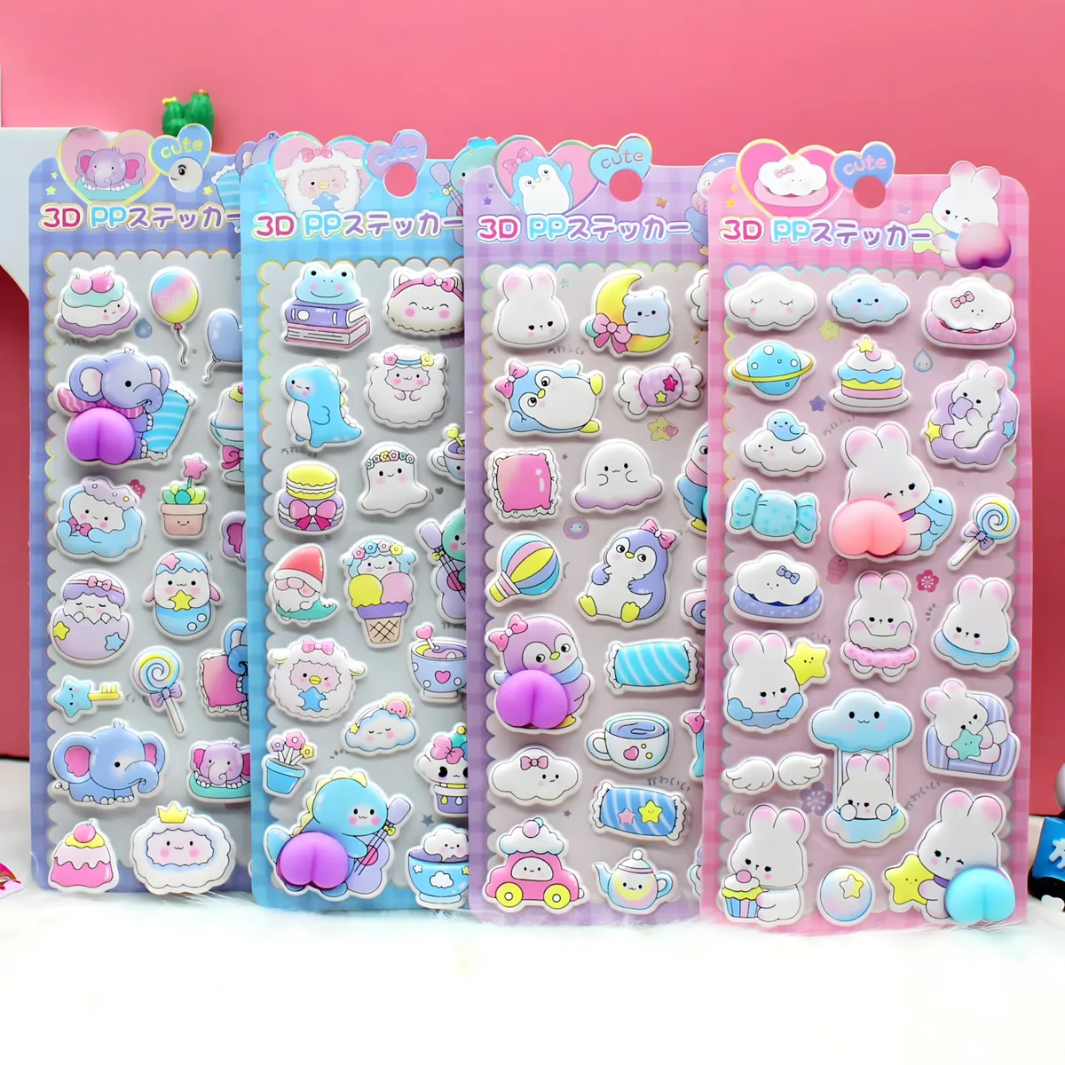 SY-1272 Foam Squeeze Tactile Sticker Cards