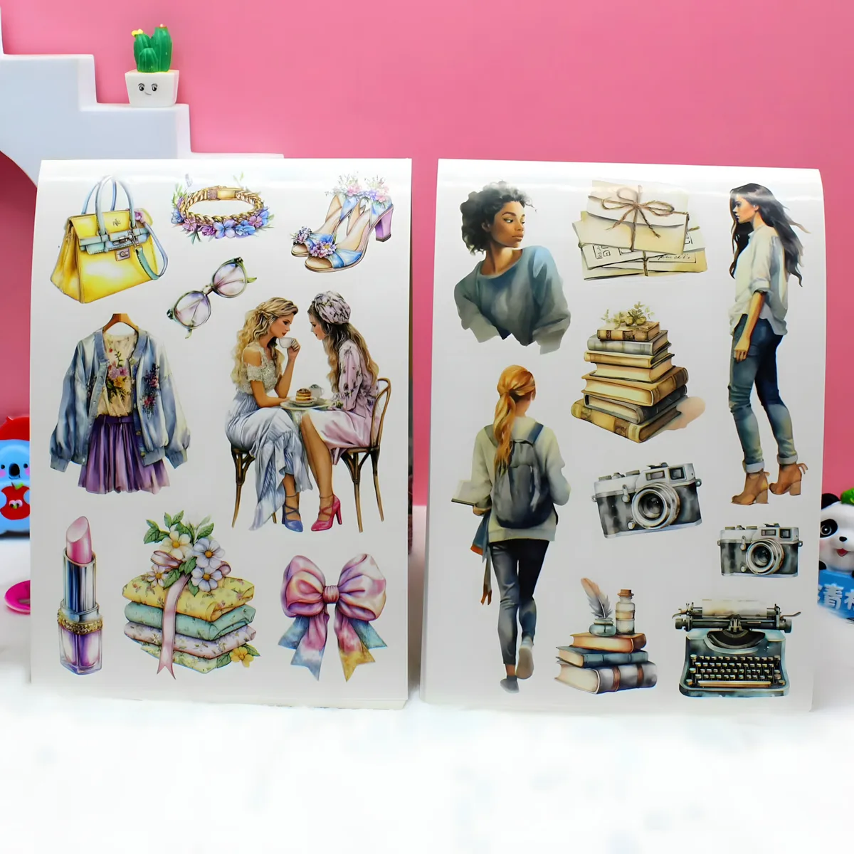SZ-521 Korean-Style Landscape Scene Sticker Book