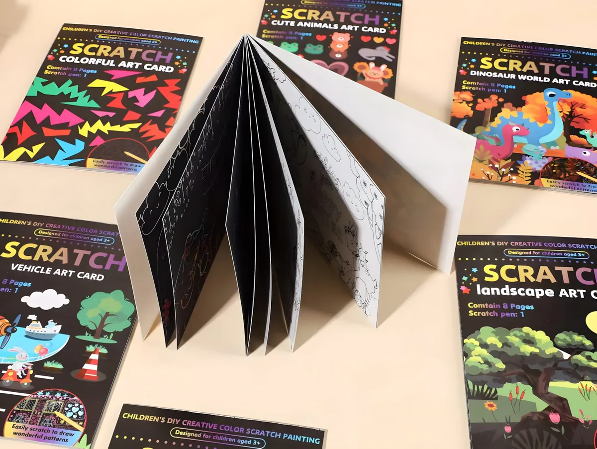 WM670 Creative Scratch Art Activity Book