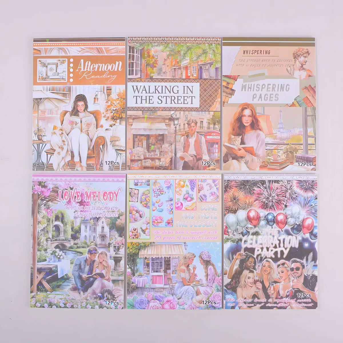 SZ-521 Landscape Scene Sticker Activity Book