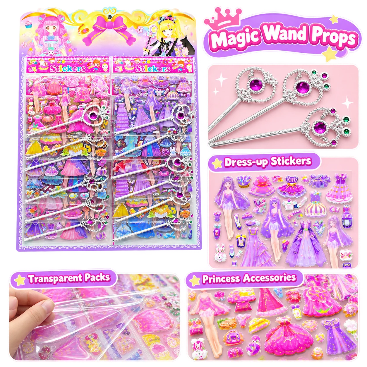 12pcs Magic Wand