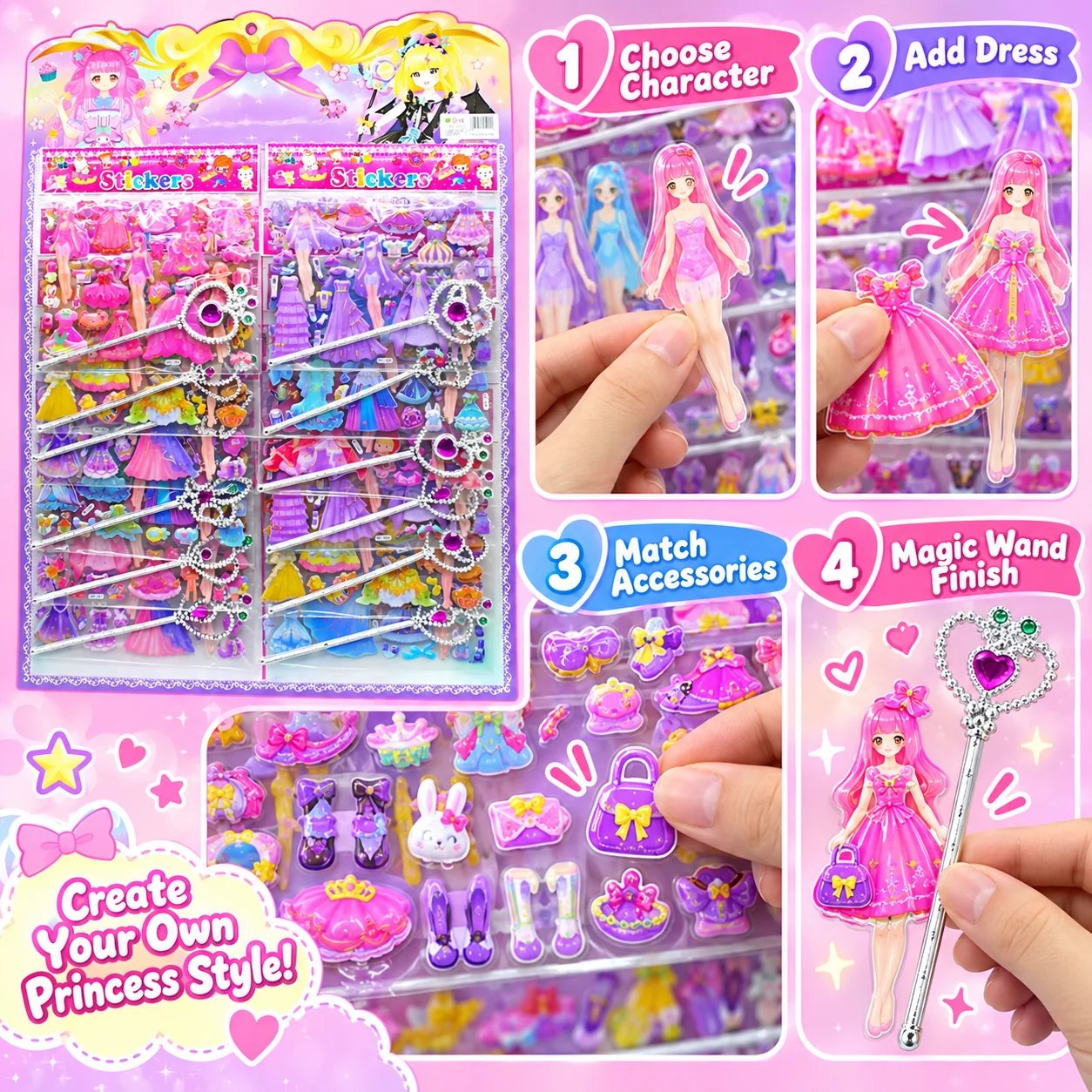 12pcs Magic Wand