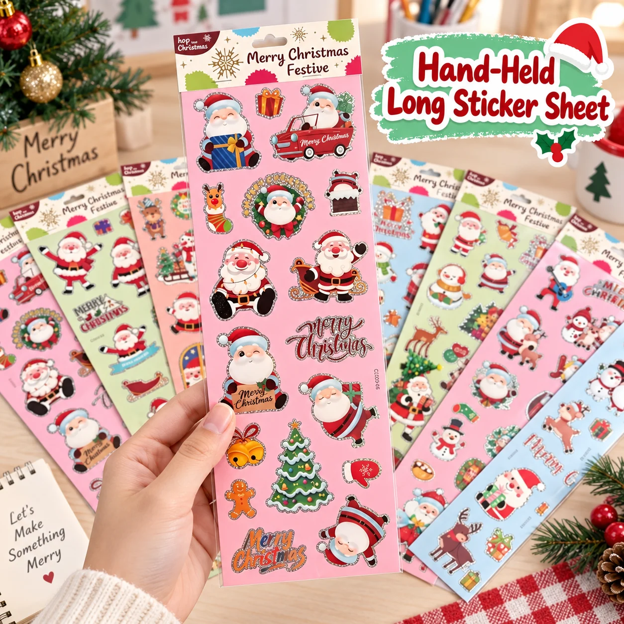 CL-03 Long Christmas Stickers