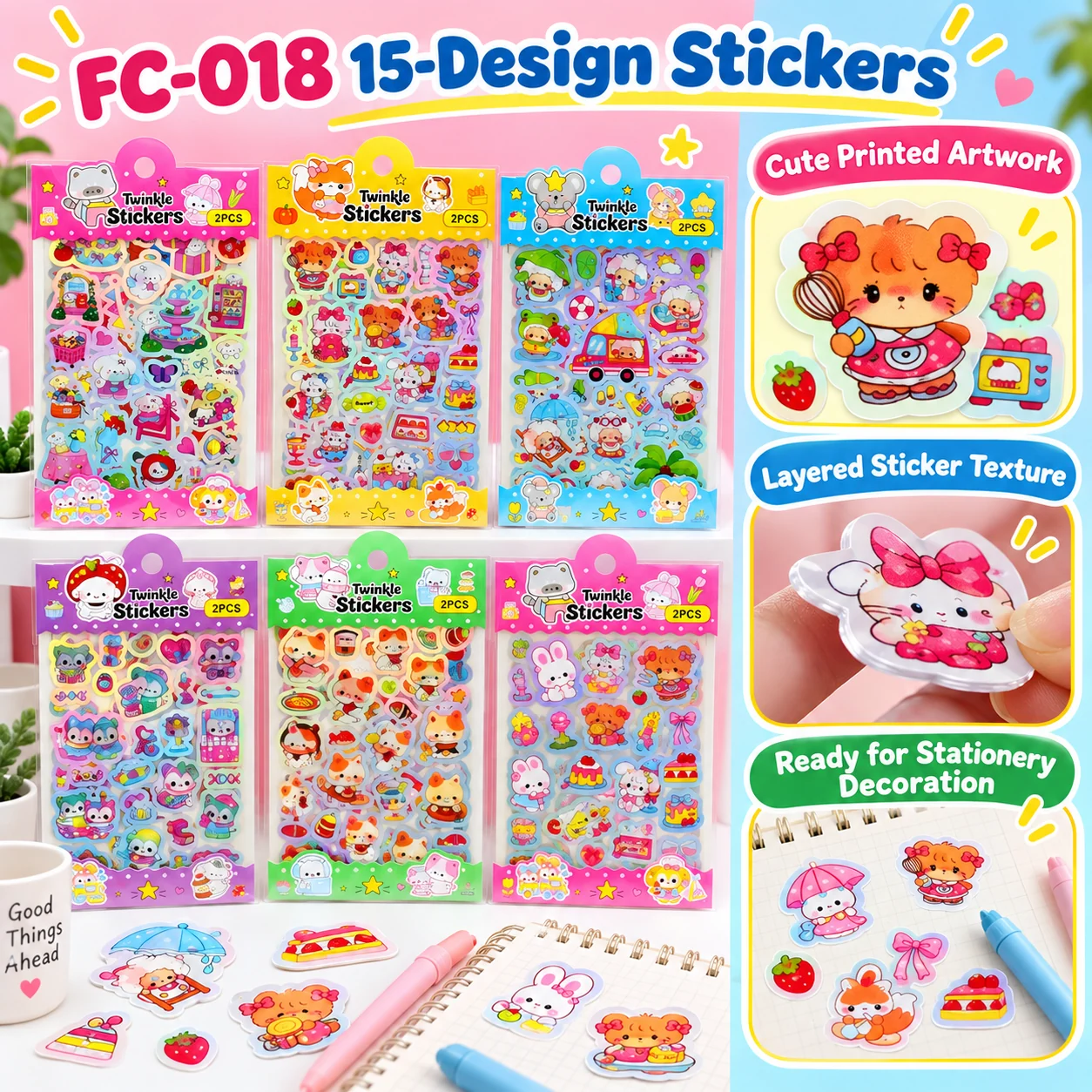 FC-018 15-Design Stickers