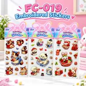 FC-019 Embroidered Stickers - product image 01