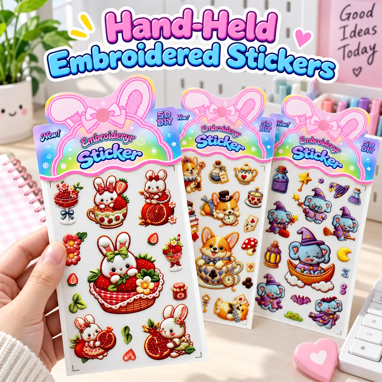 FC-019 Embroidered Stickers