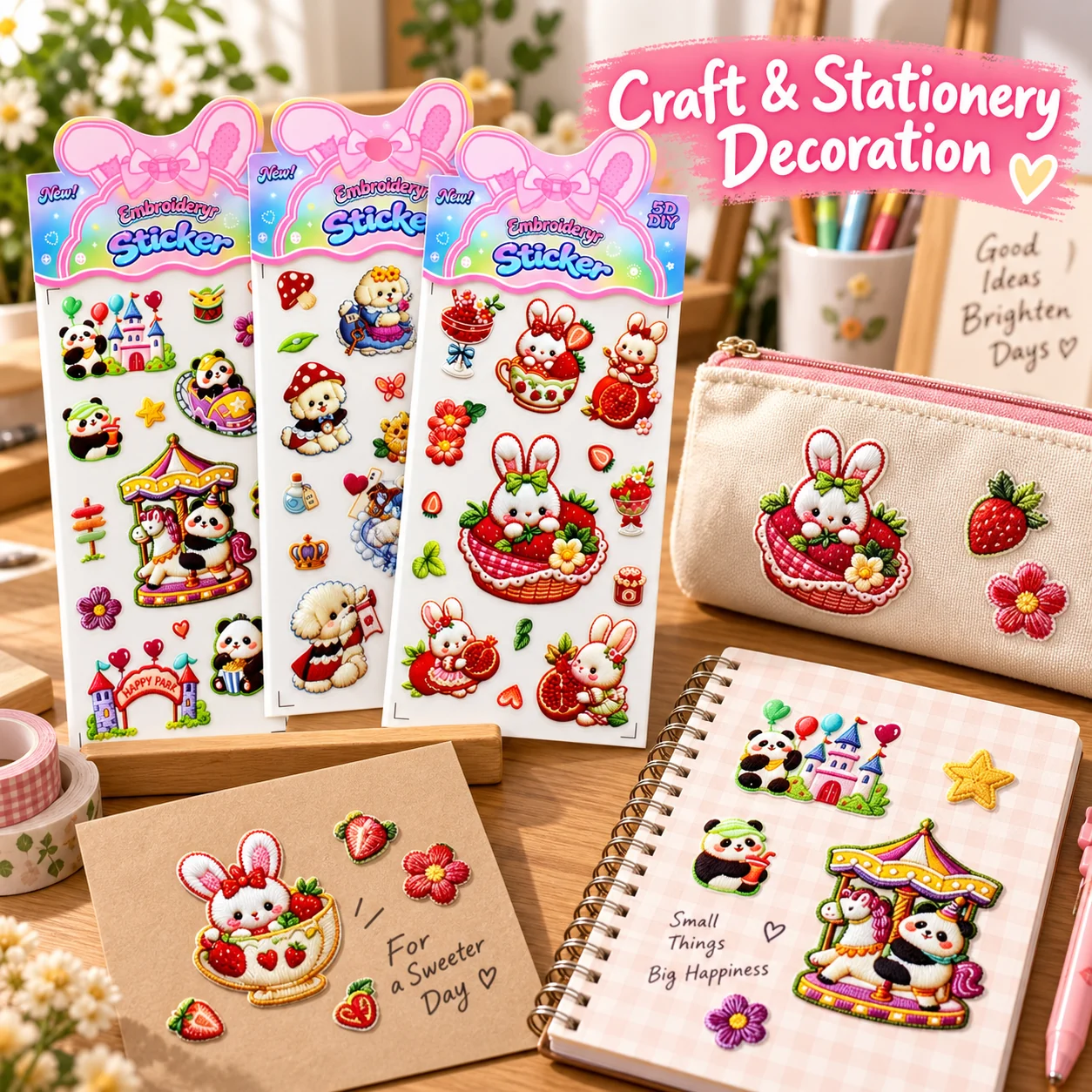 FC-019 Embroidered Stickers