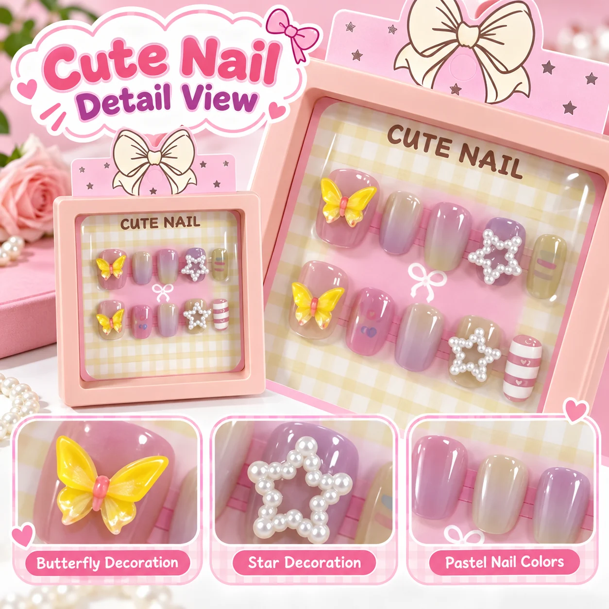 GXM-8409 Kids Nail Stickers
