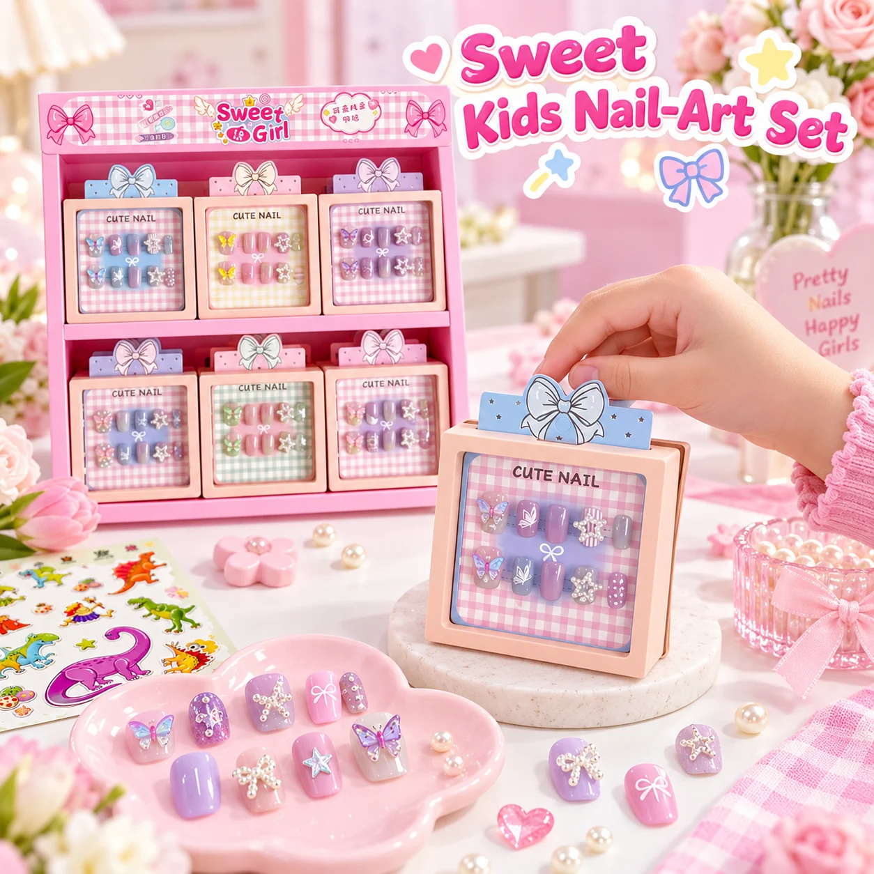 GXM-8409 Kids Nail Stickers