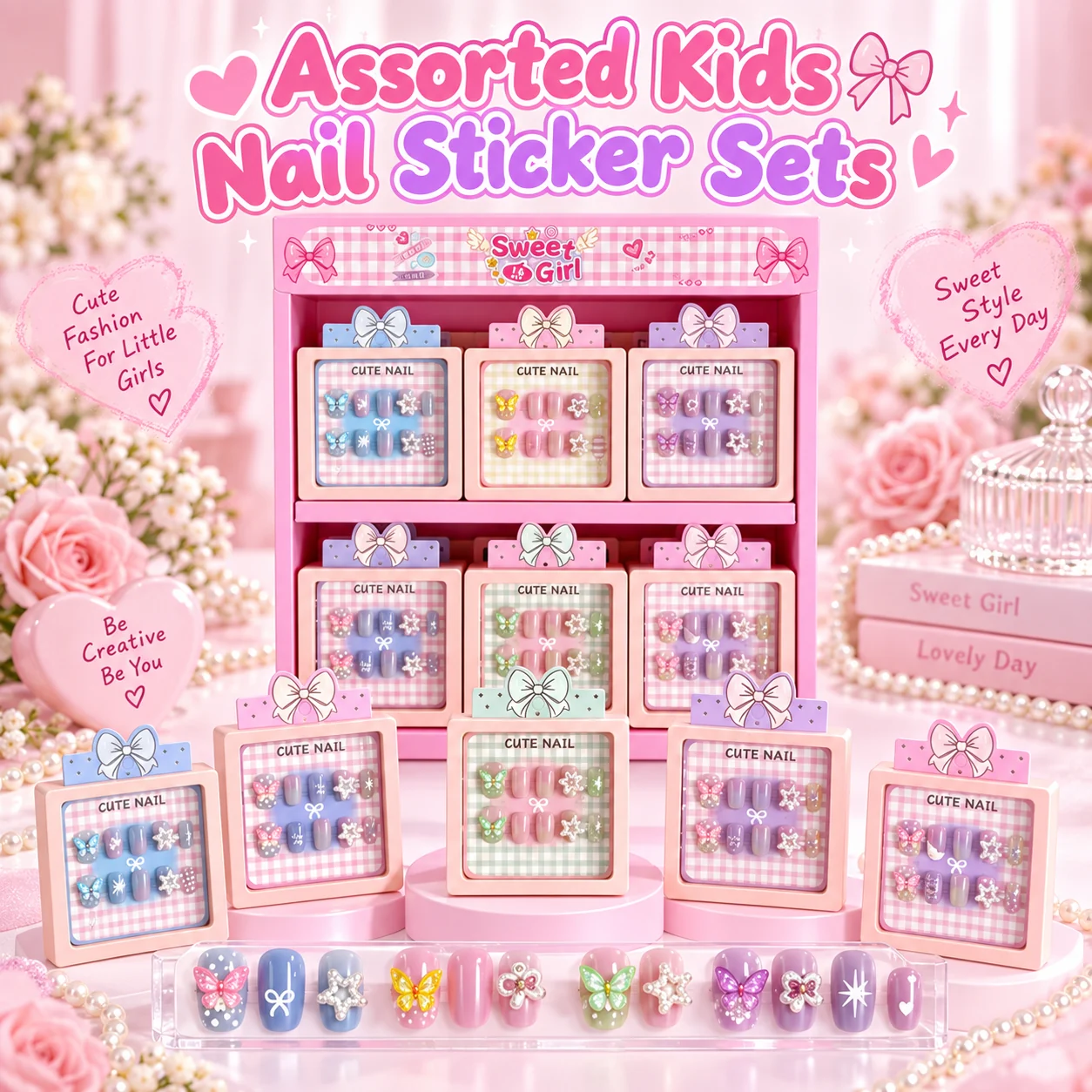 GXM-8409 Kids Nail Stickers