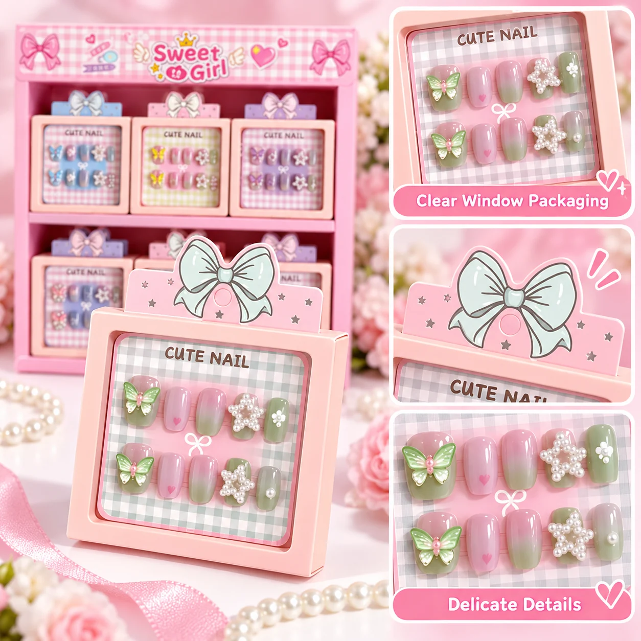 GXM-8409 Kids Nail Stickers